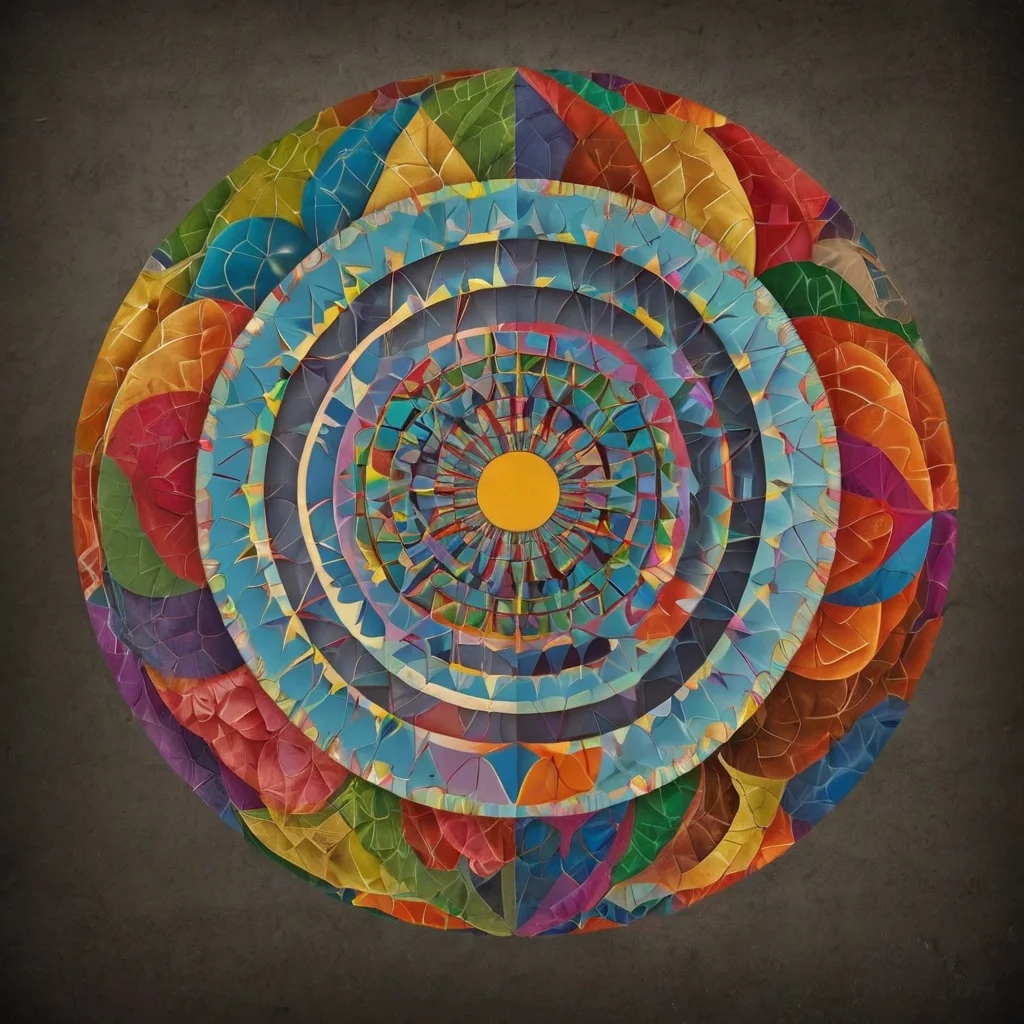 imagen de un mandala en espiral